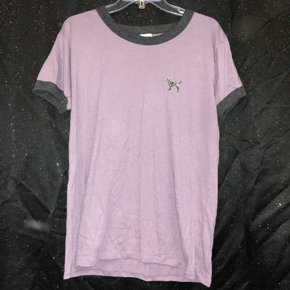 PINK Victoria's Secret Tops - VS PINK Bling Ringer Tee